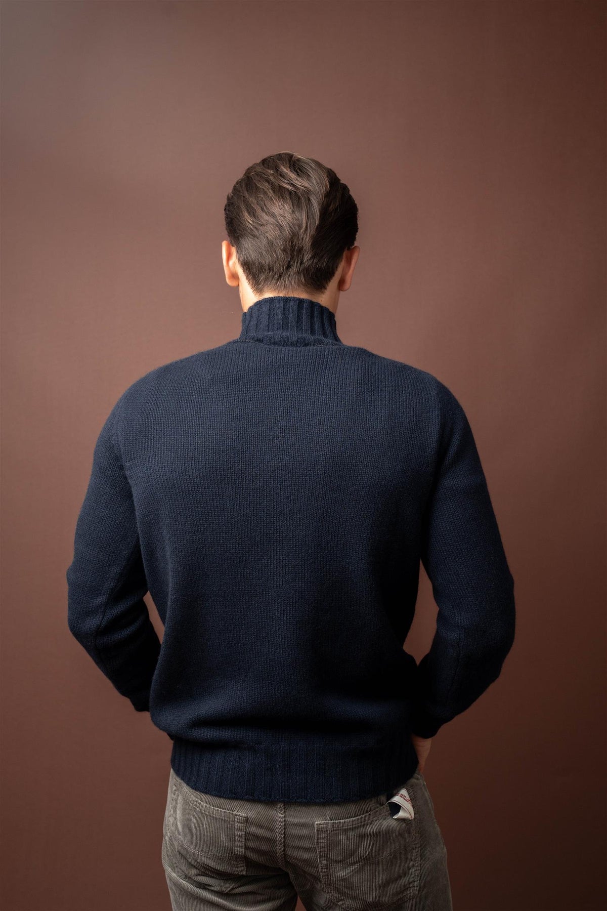 Cashmere Turtleneck - Navy