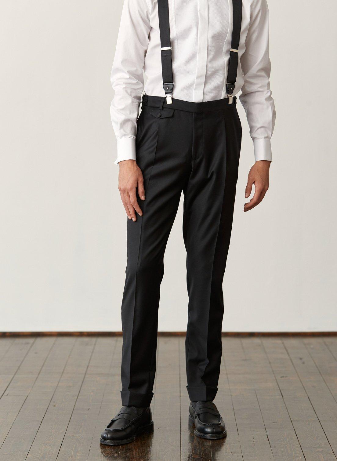 Jason Tuxedo Trouser - Sort