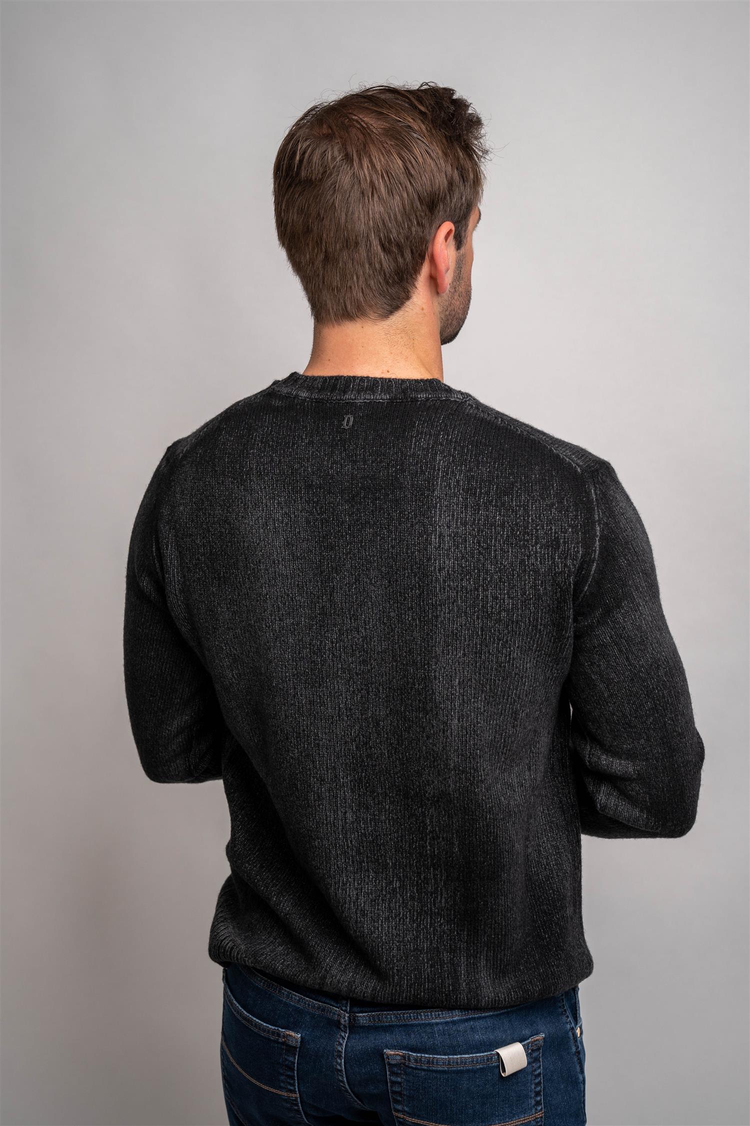 Wool Crew Neck - Black