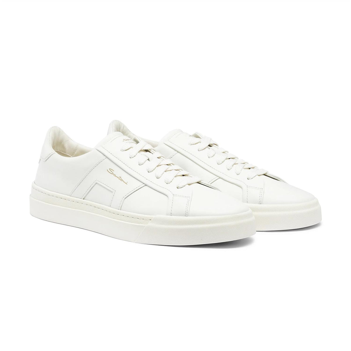 Double Buckle Sneaker - Hvit