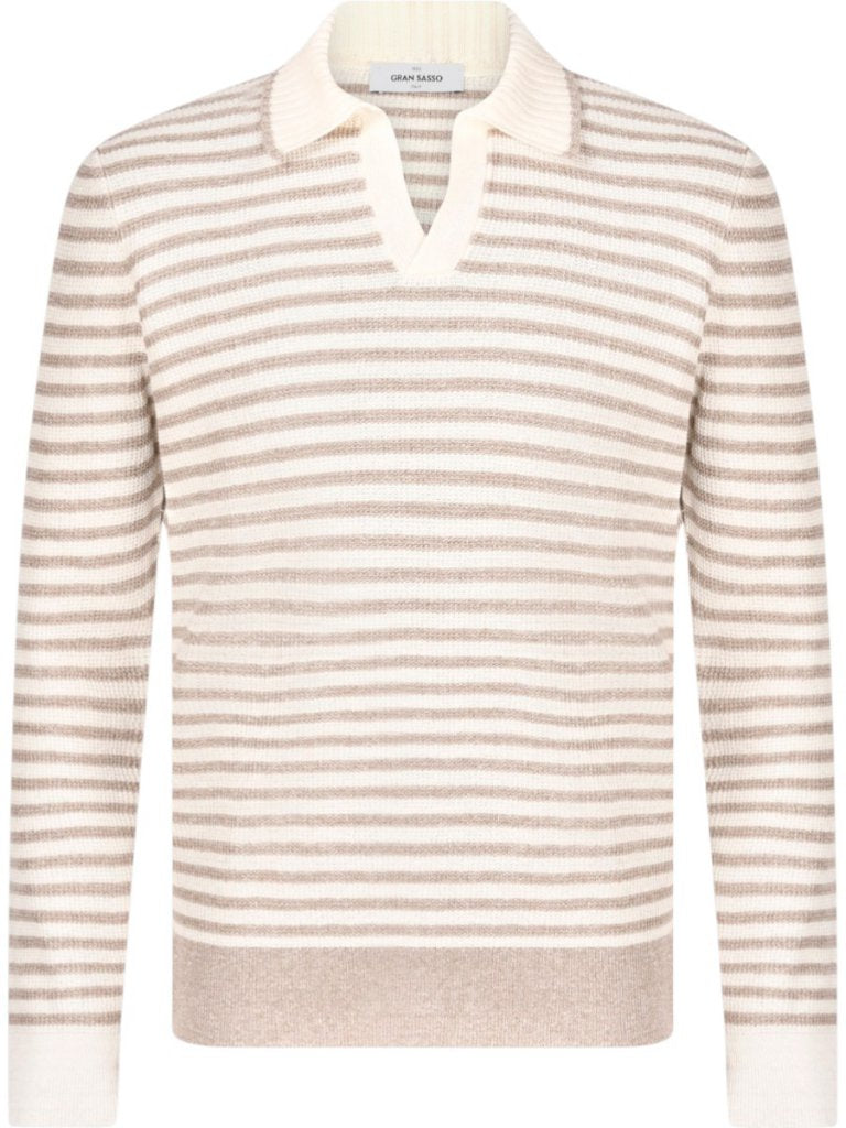 Striped LS - Beige