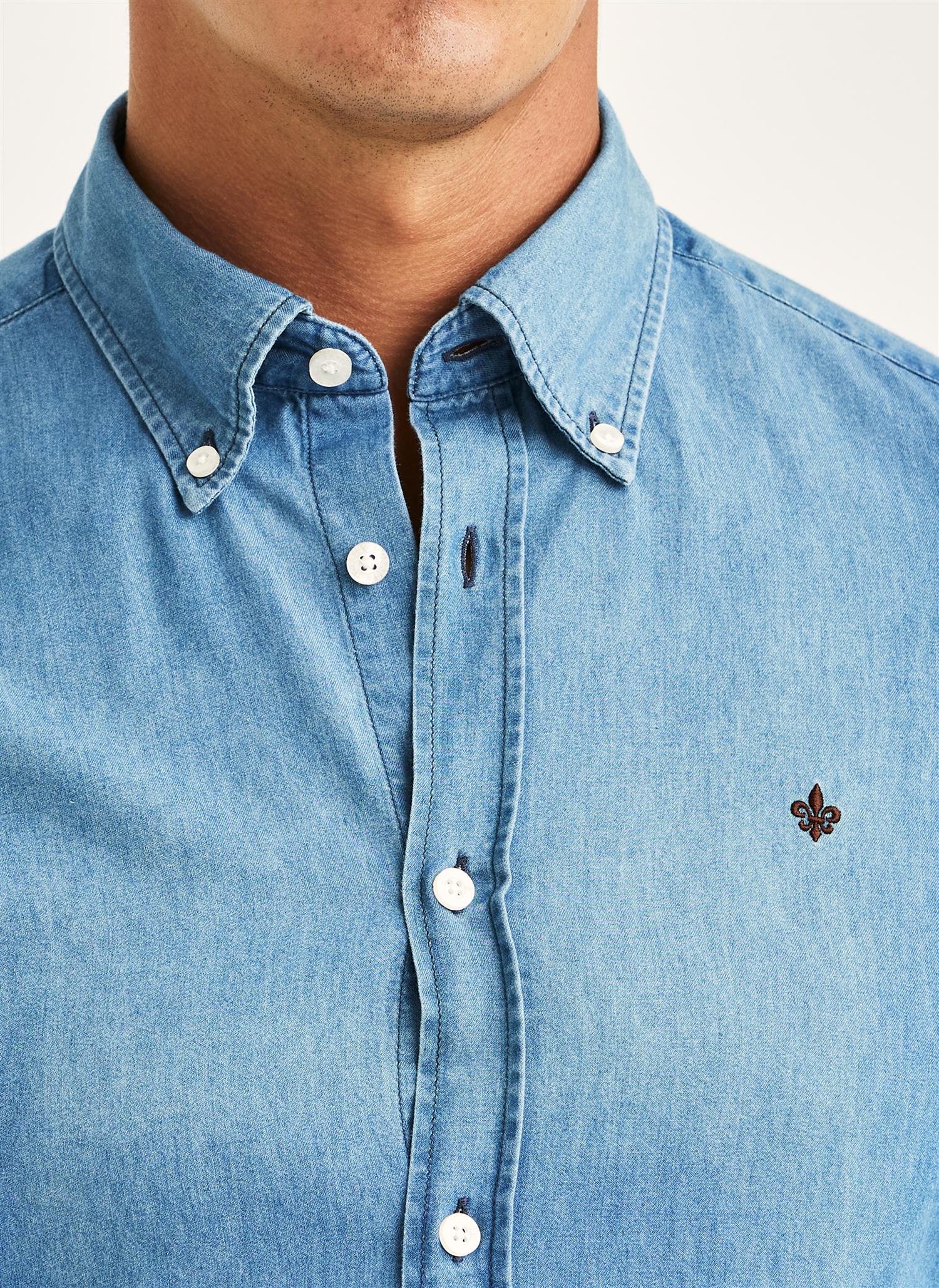 Light Denim Shirt - Slim Fit