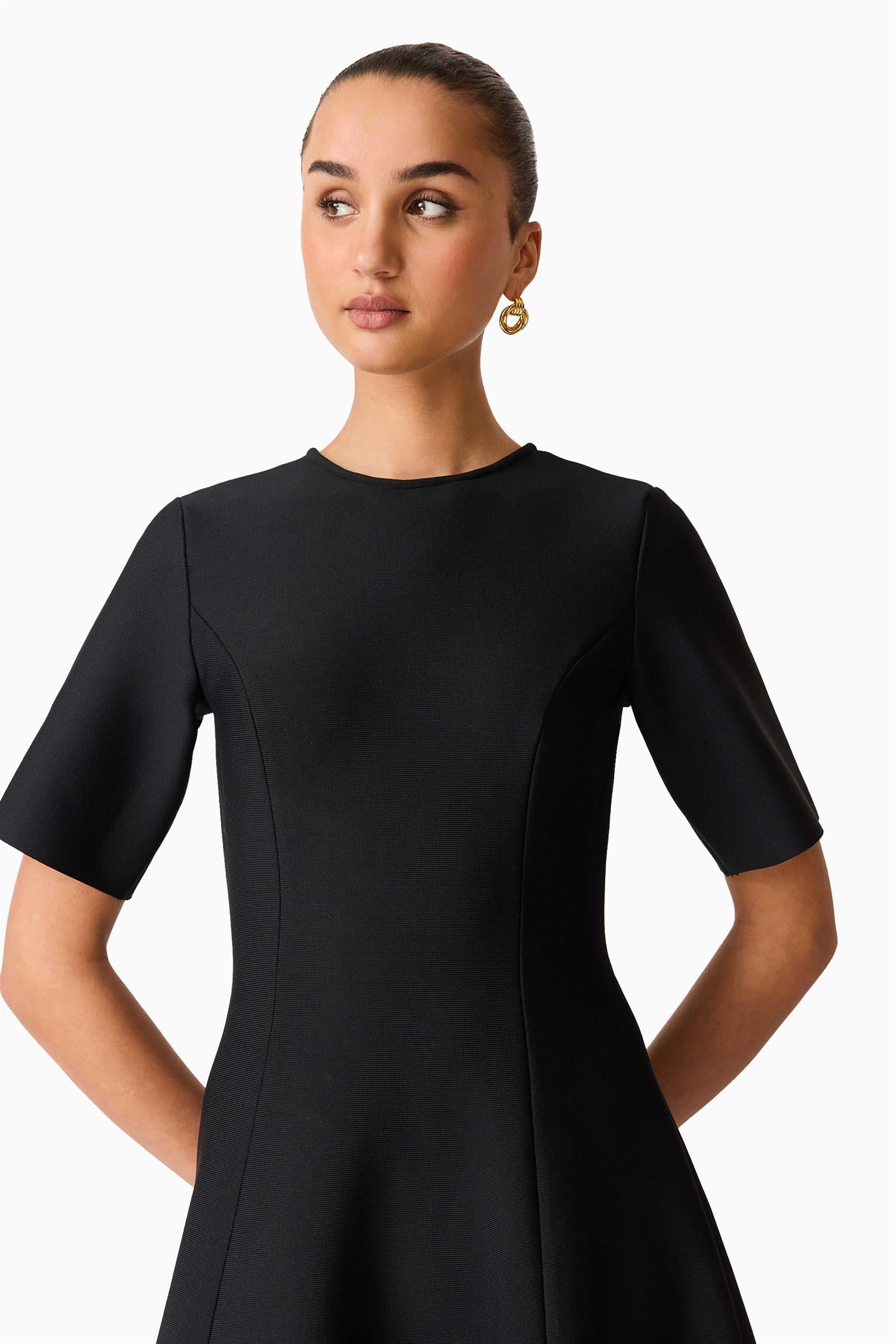 Audrey Midi Dress Black