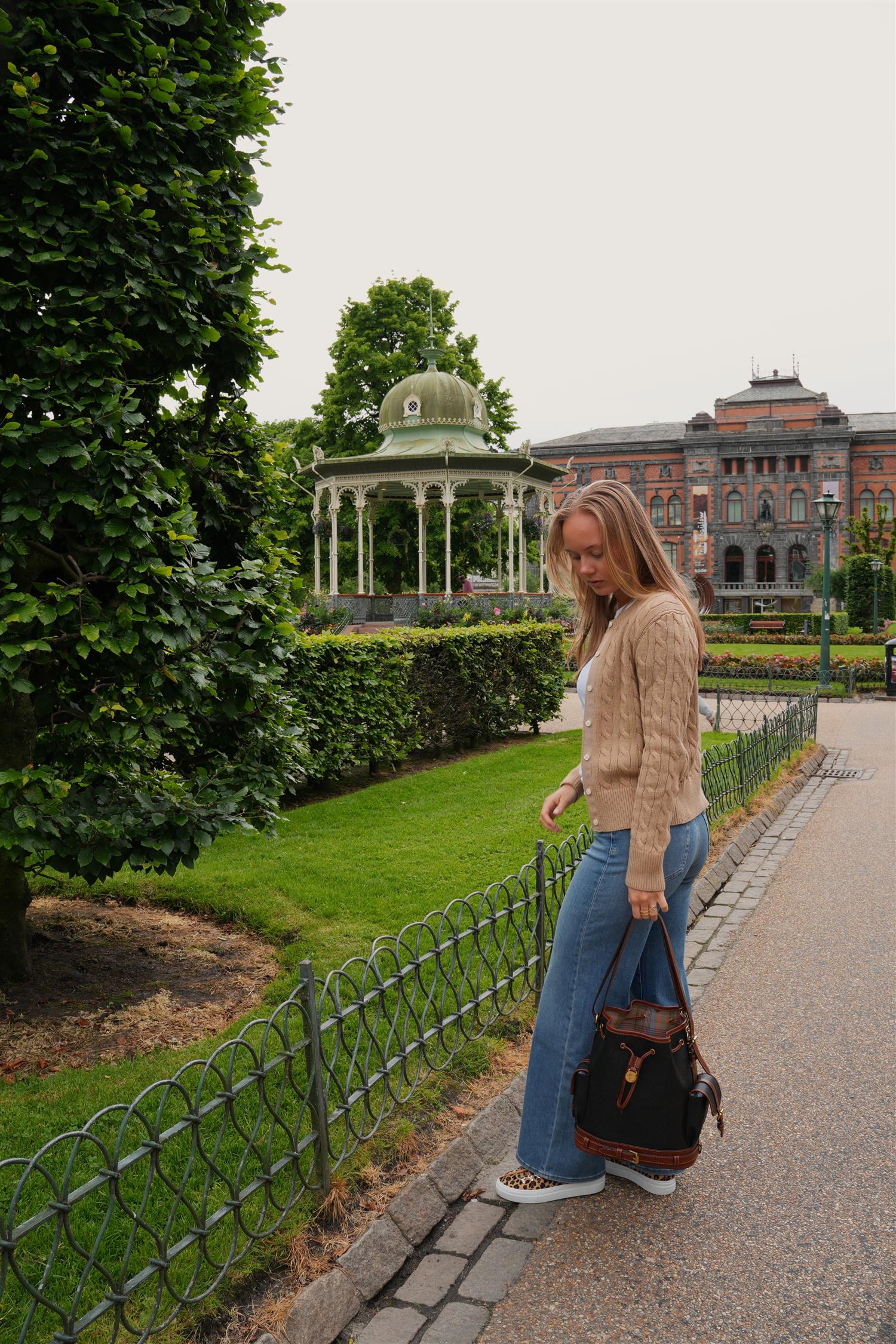 Long Sleeve Cardigan Khaki