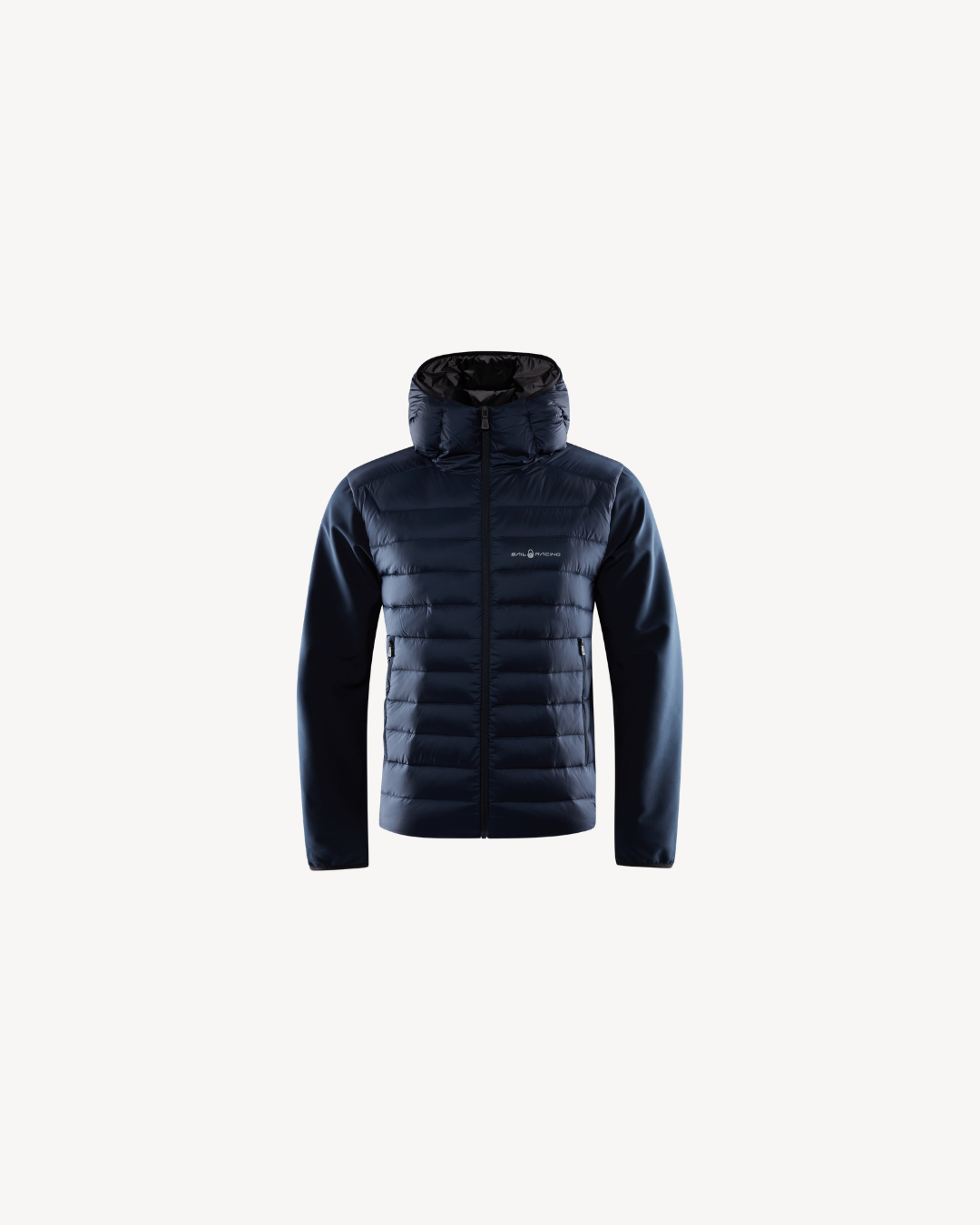 Spray Hybrid Down Hood - Dark Navy