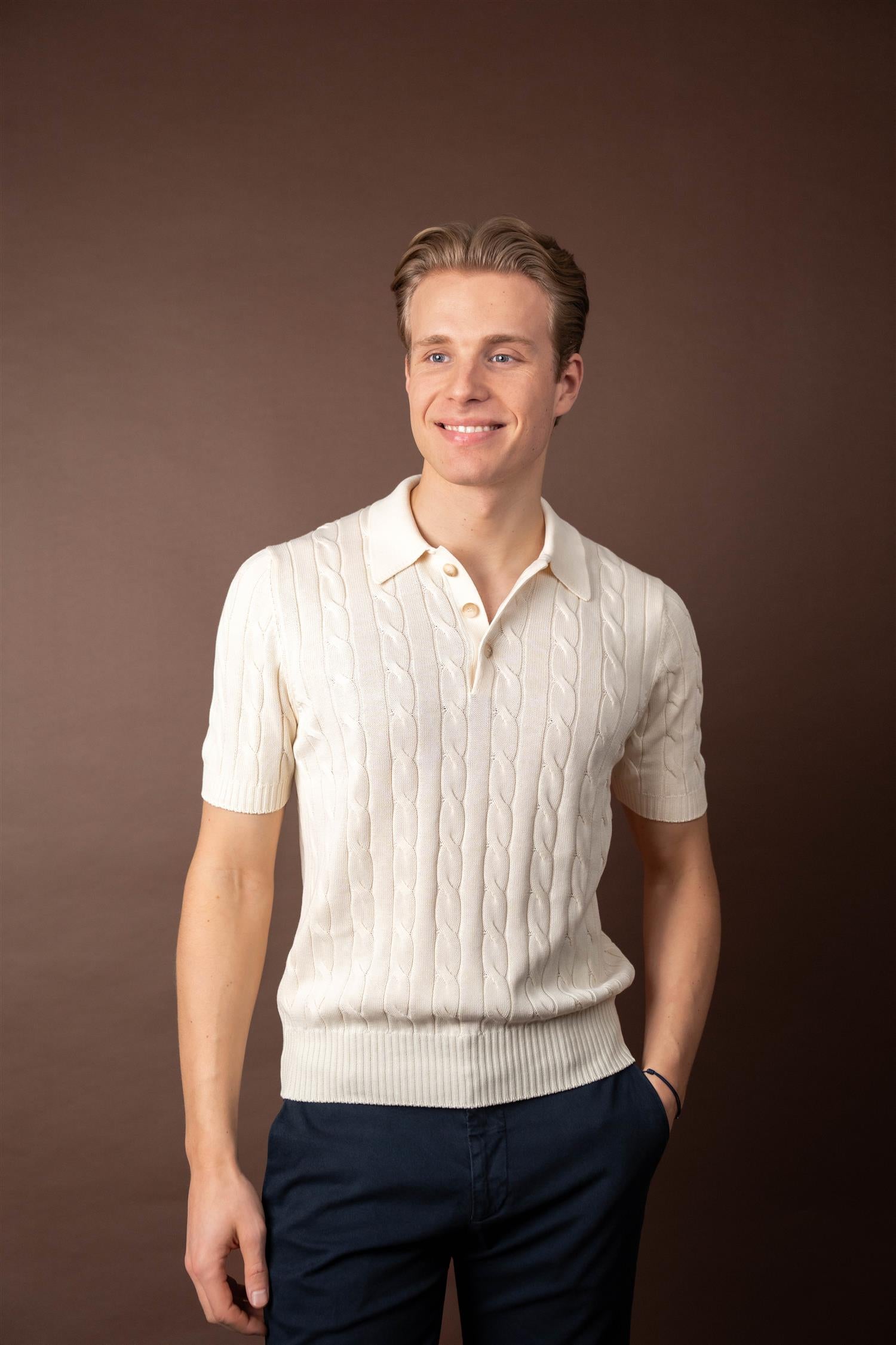 Pique Cable - White