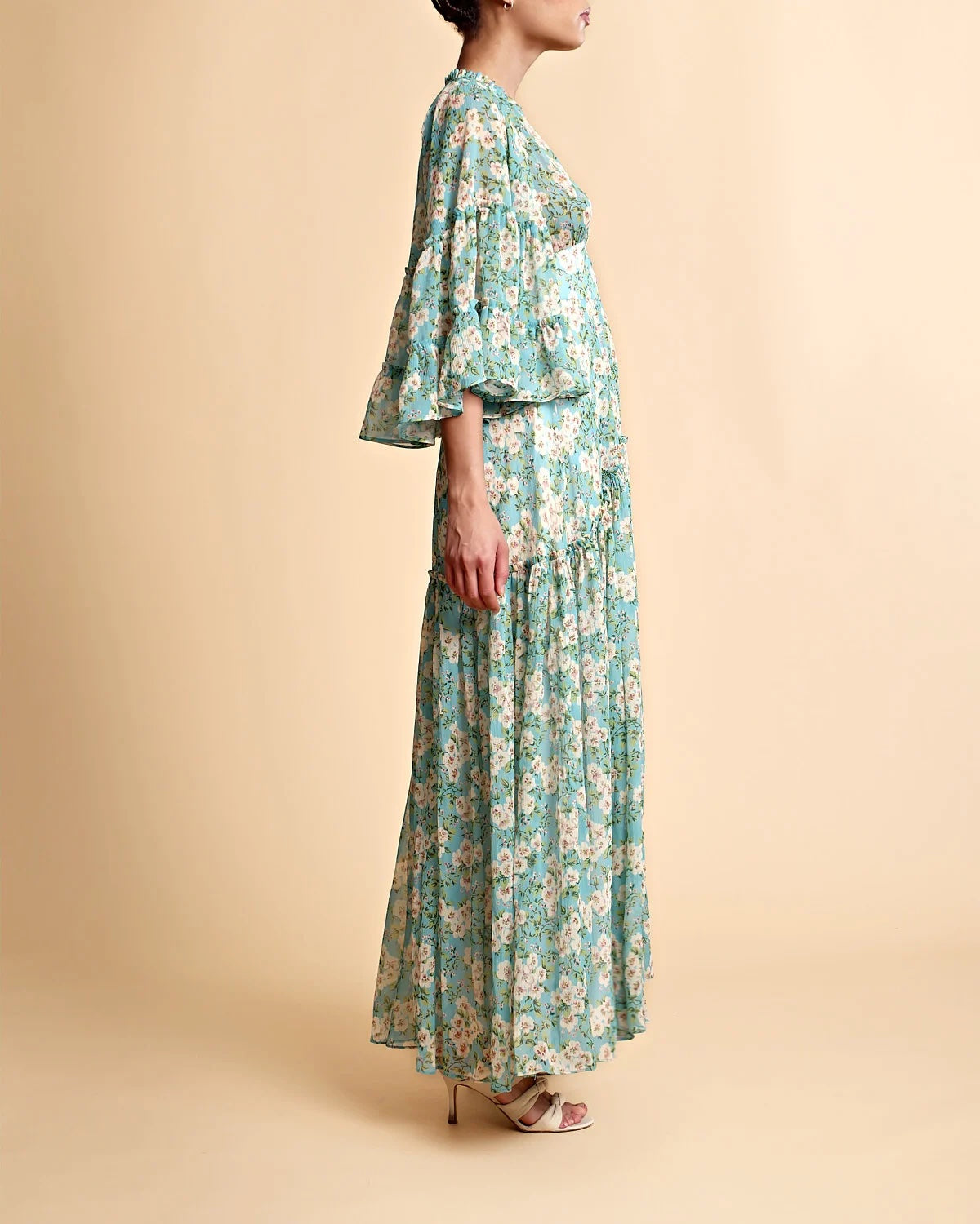 Chiffon V-neck Dress