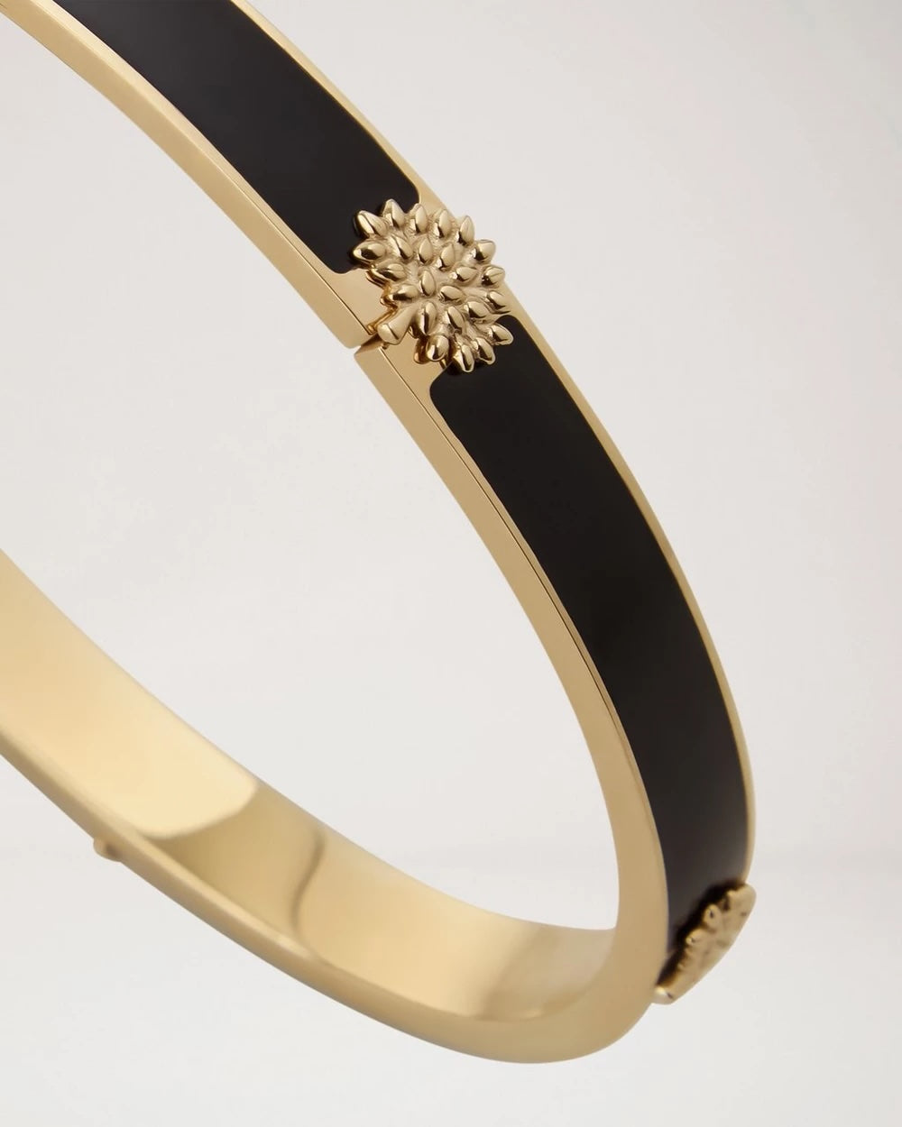 Mulberry Tree Enamel Bracelet Black