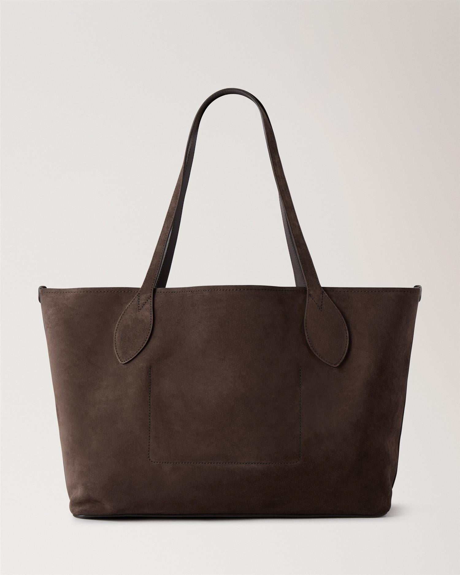 Suede Tree Tote Chocolate