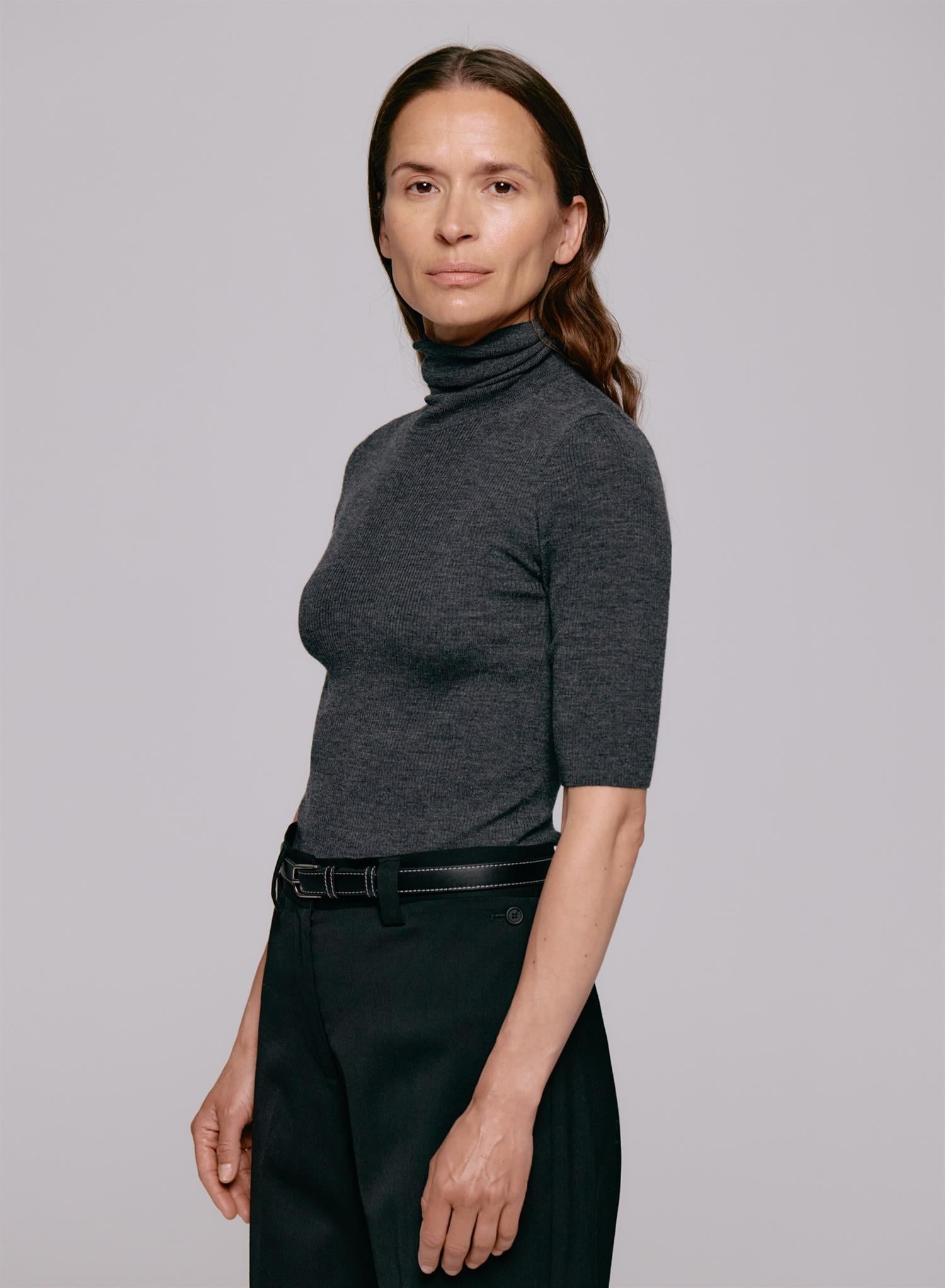 Kristin Top Dark Grey