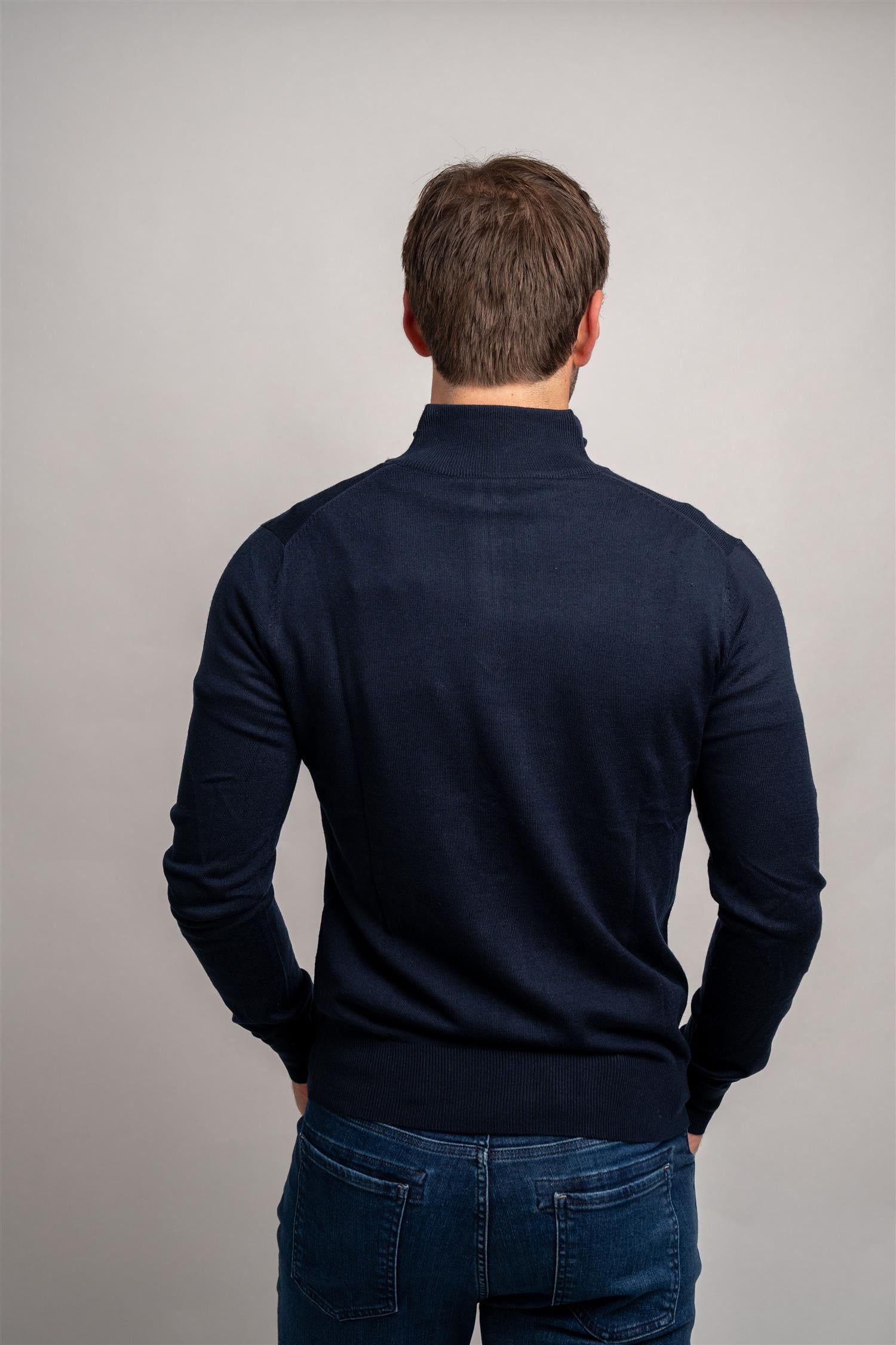 Half Zip - Navy