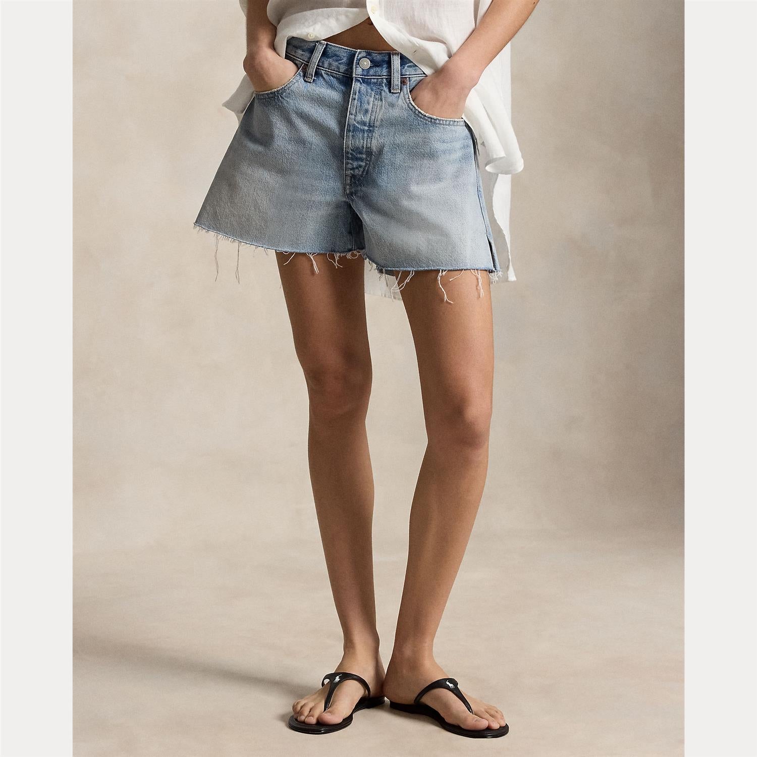 Cutoff Denim Short