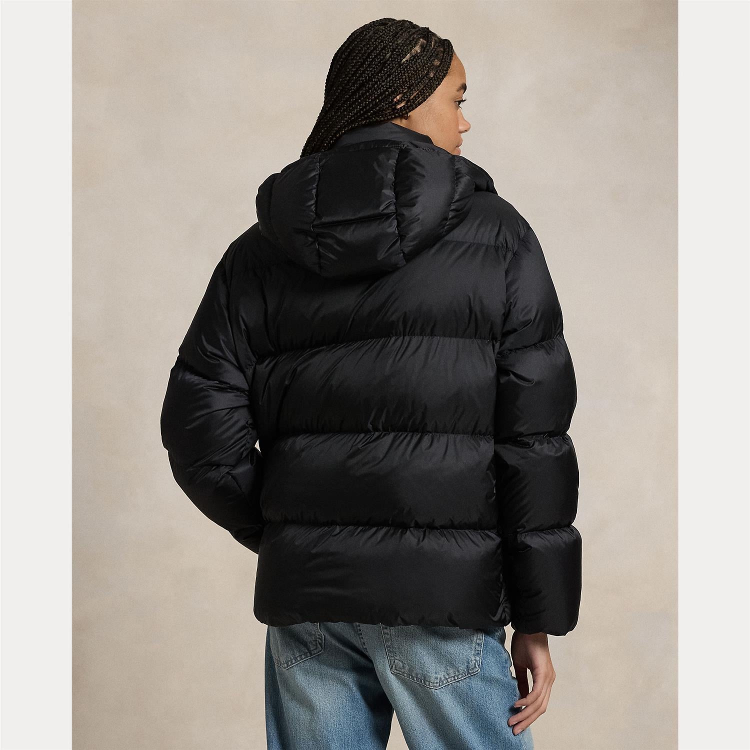Water-Repellent Quilted Down Jacket