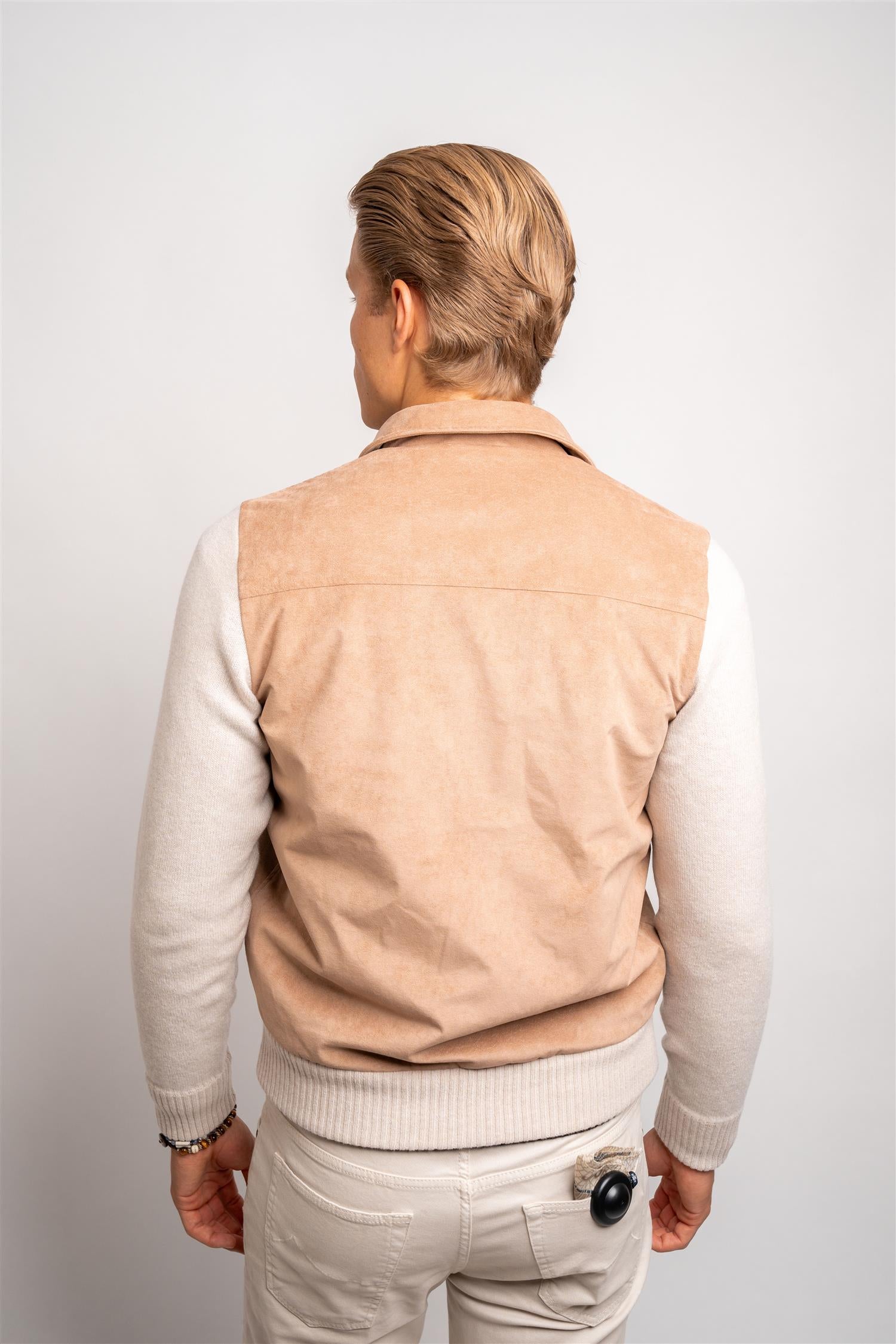 Jacket Zip - Camel/Beige