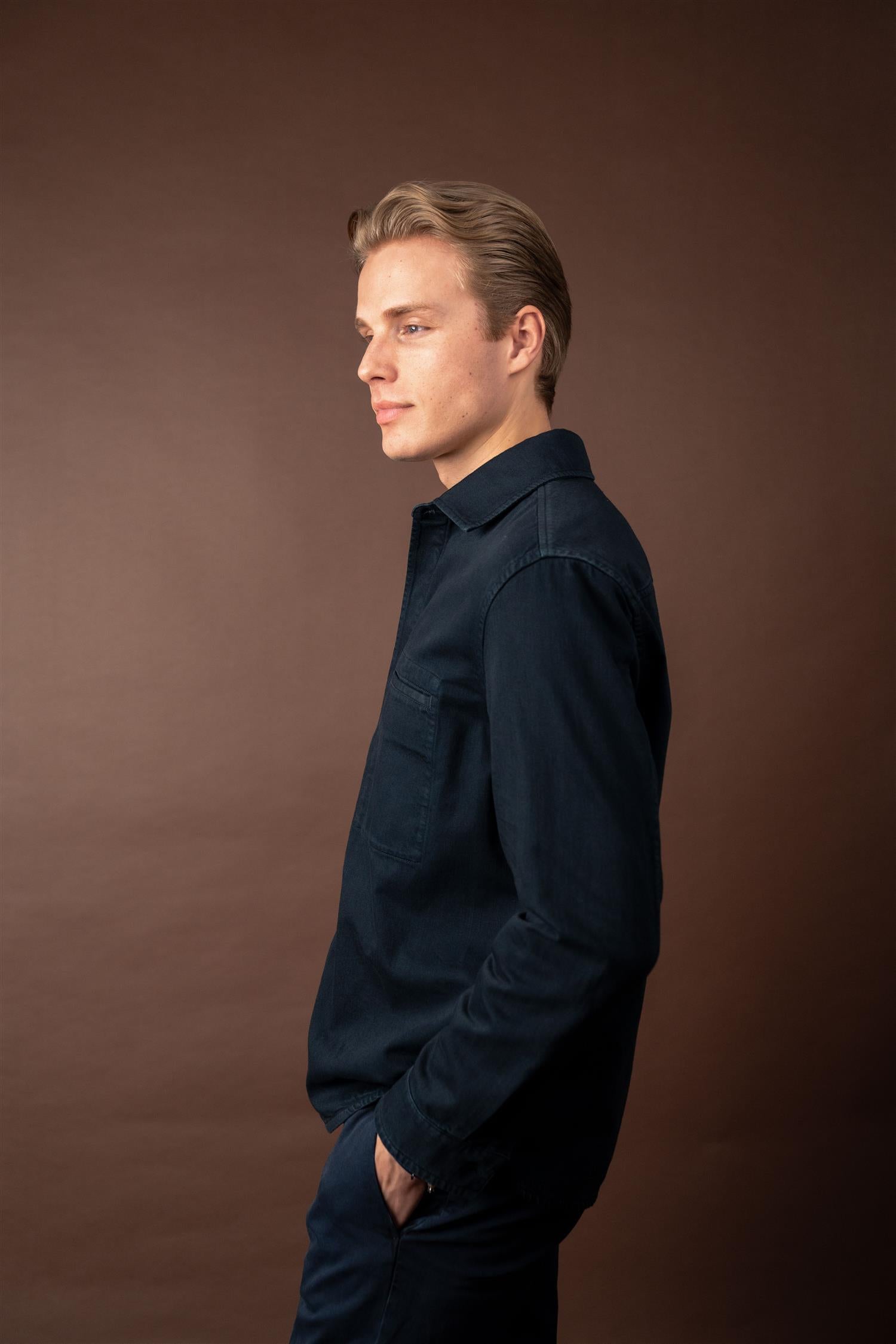 Bruce Overshirt - Navy