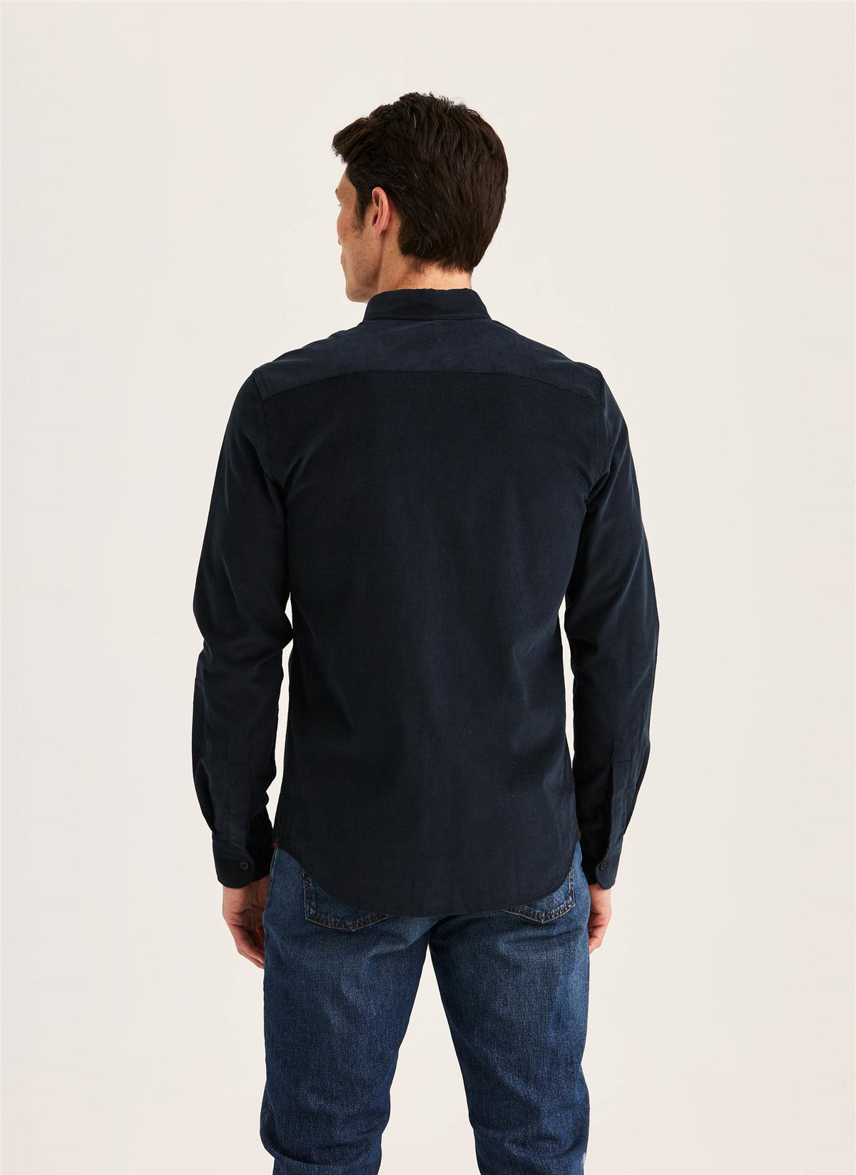 Douglas Cord Shirt Slim - Blue
