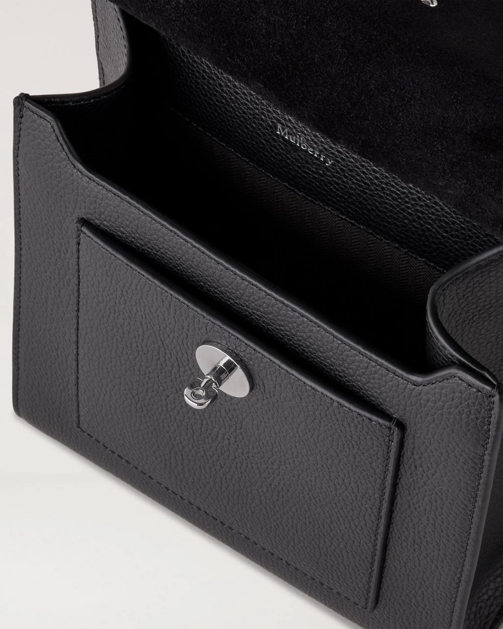 Small Antony Black & Silver Small Classic Grain