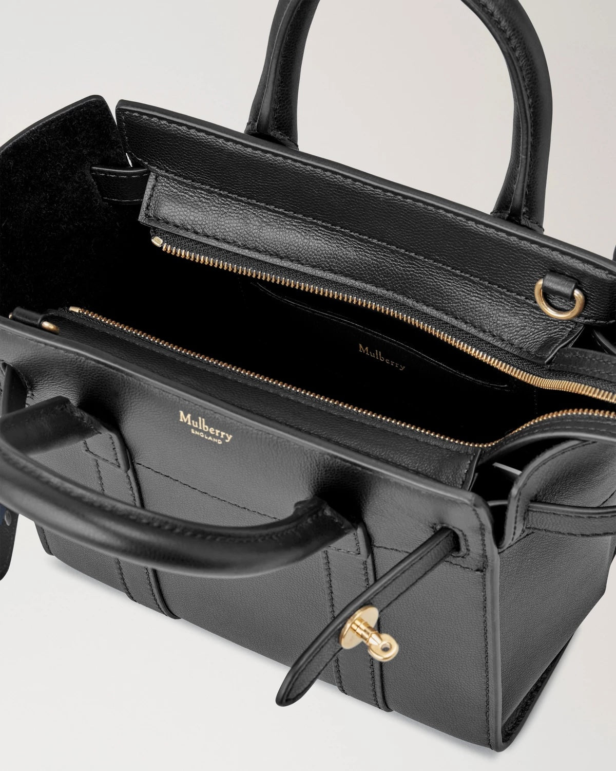 Micro Zipped Bayswater Black MCG