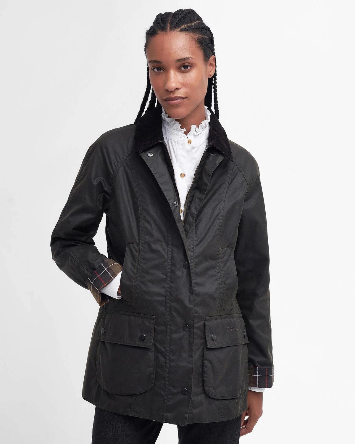 Beadnell Wax Jacket Olive