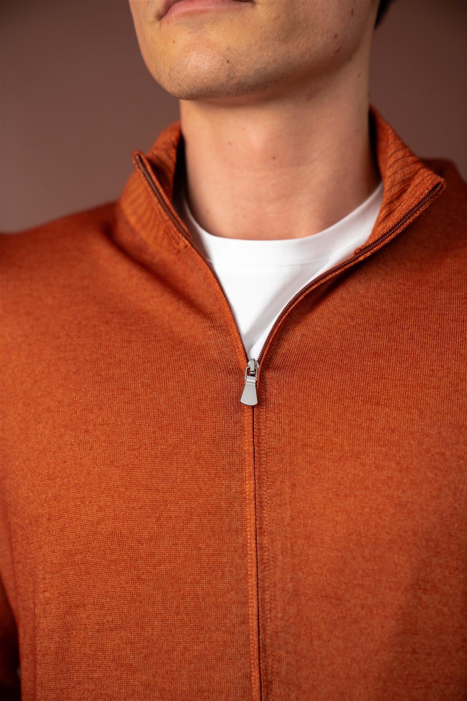 Full Zip - Orange
