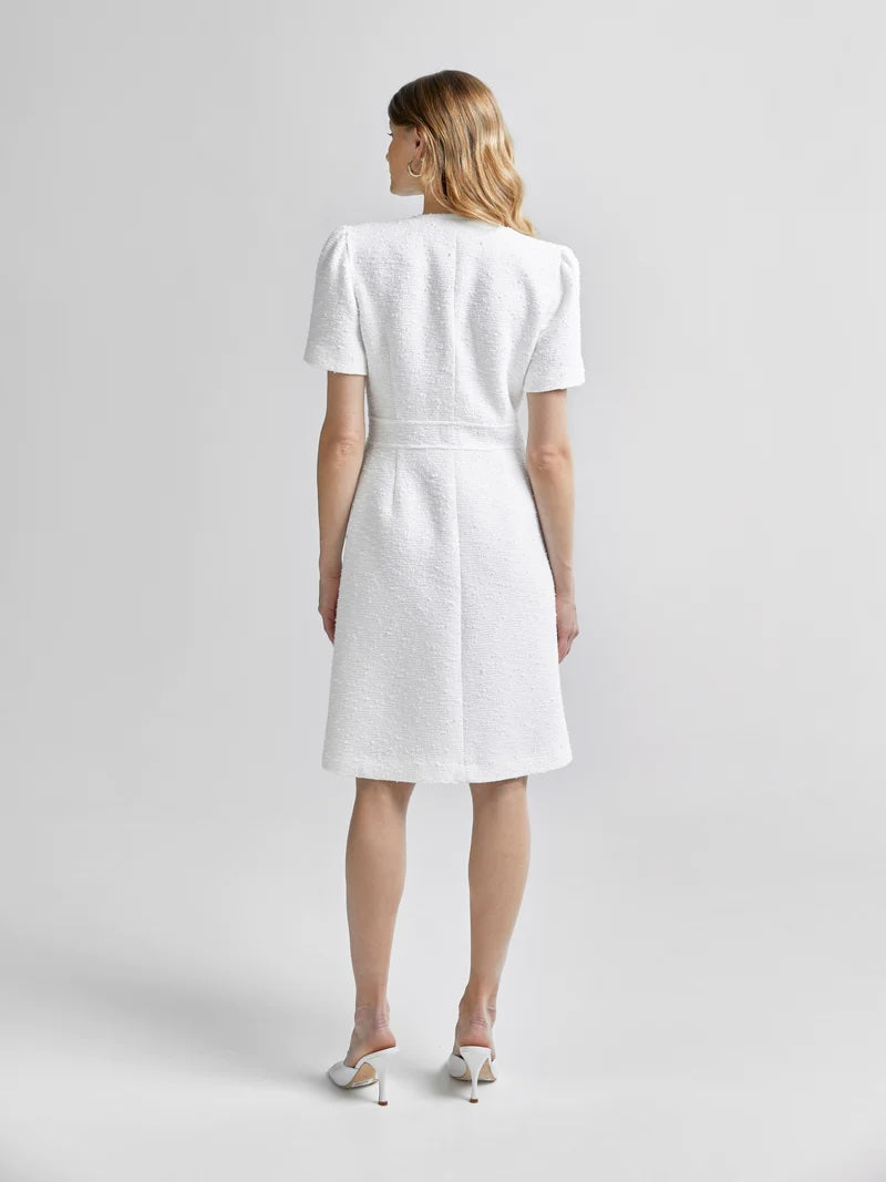 Elinor Dress White