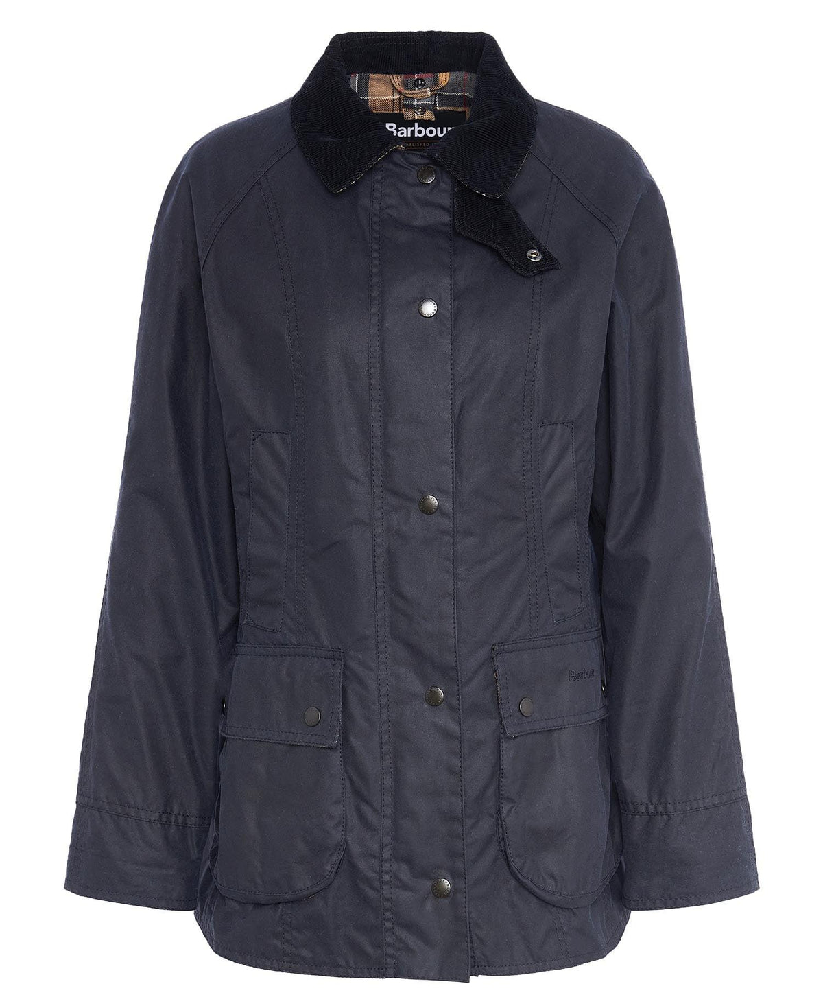 Beadnell Waxed Jacket Navy