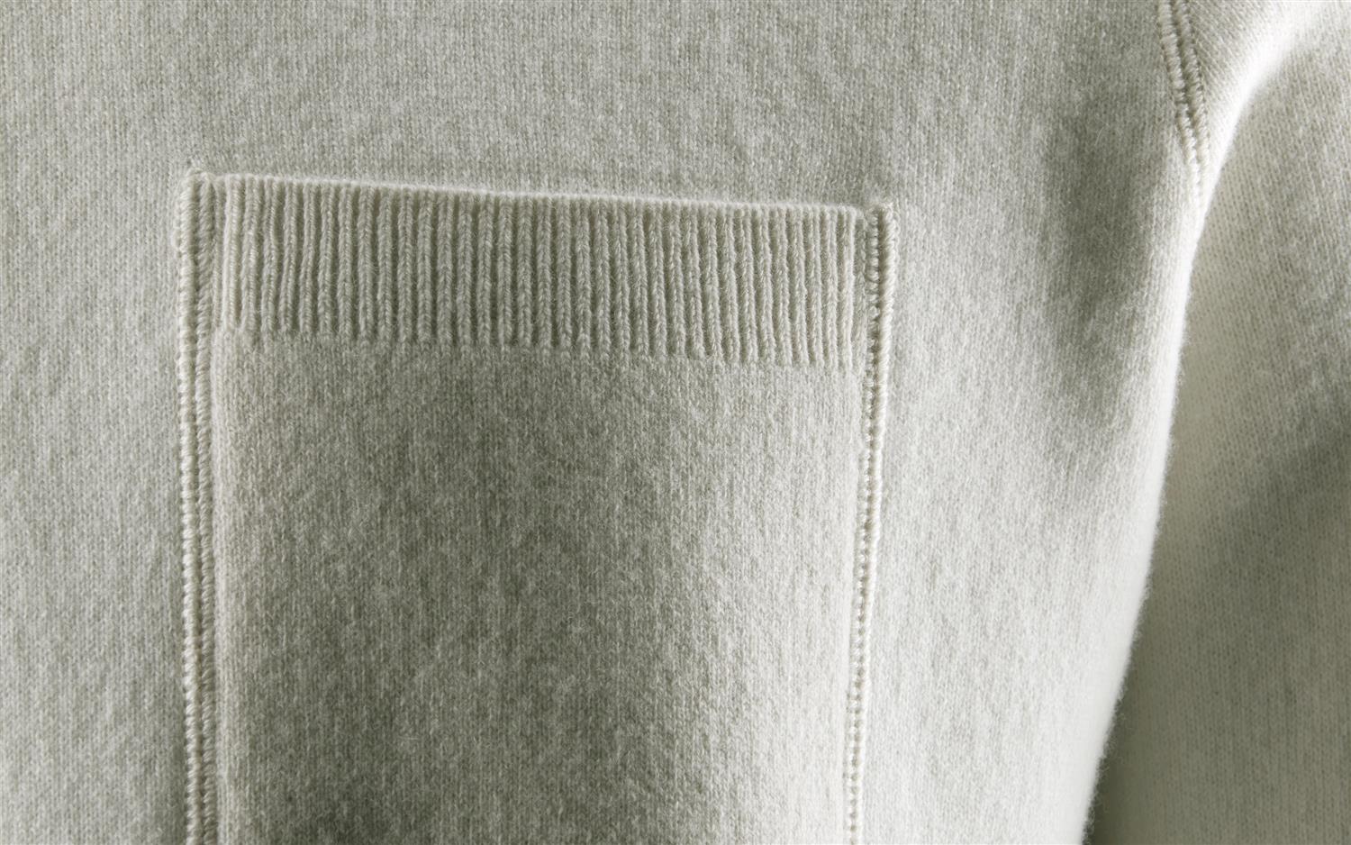 Spine Knitted Crewneck - Off White