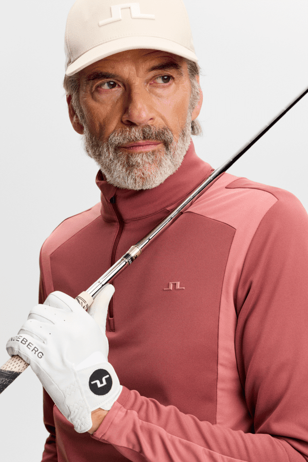 Lukas Quarter Zip Mid Layer - Apple Butter