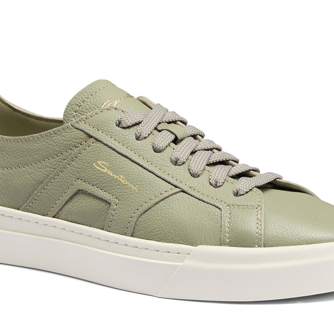 Double Buckle Sneaker - light Green