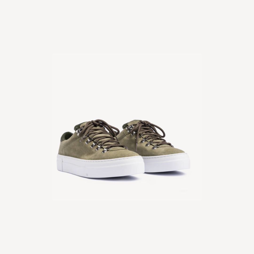 W Marostica Low Platform Suede Olive
