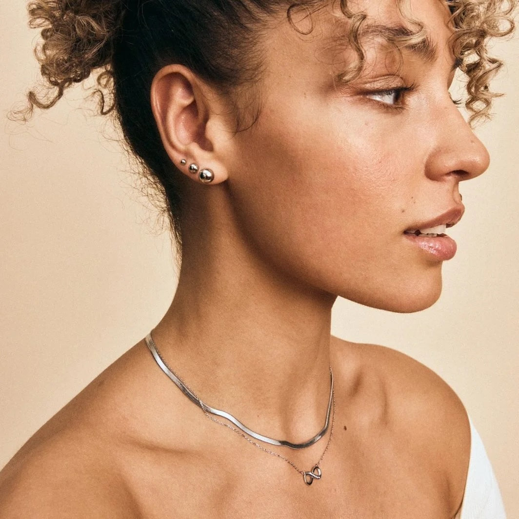 Chain Herringbone 45cm Steel