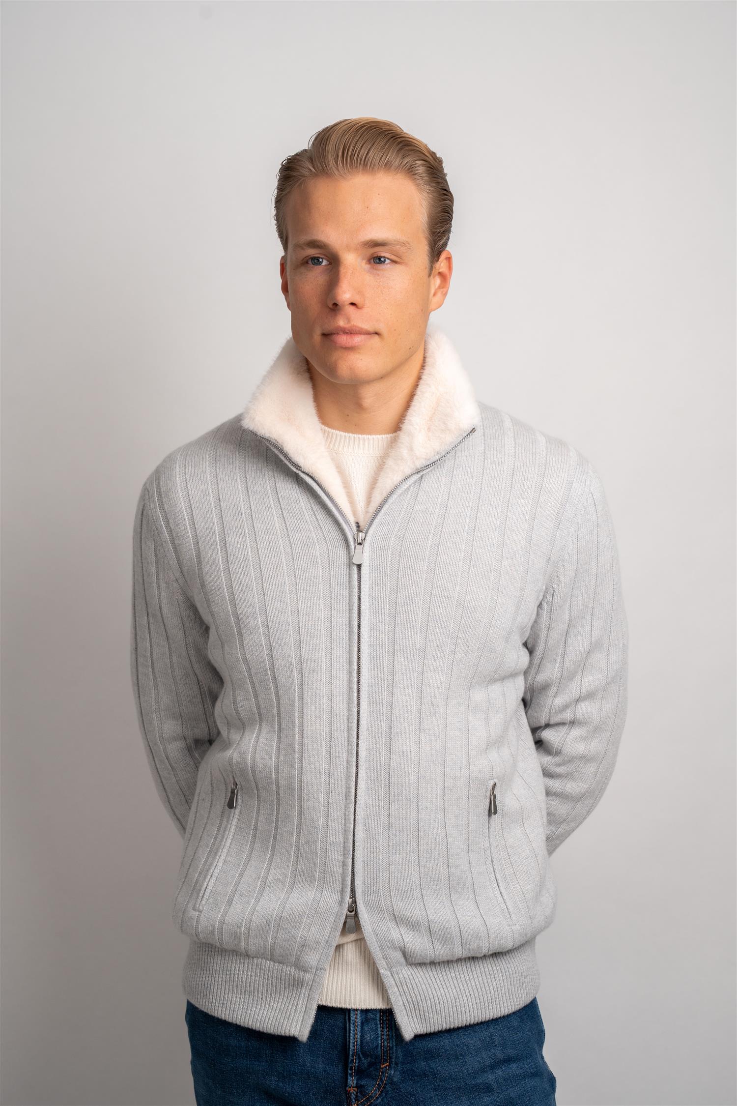 Cashmere Jacket - Grey