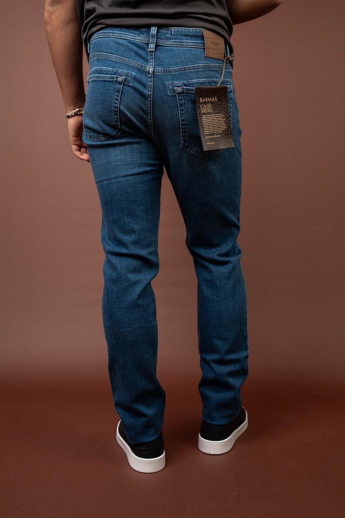 Dean Cashmere Blend - Mid Denim