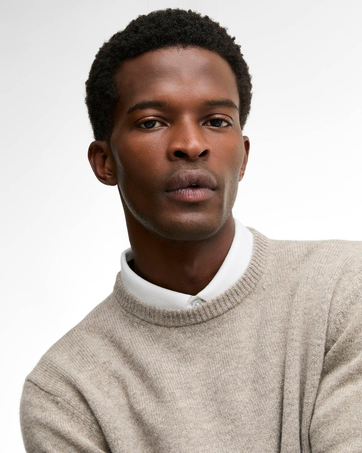 Ess Patch Crew Neck - Stone