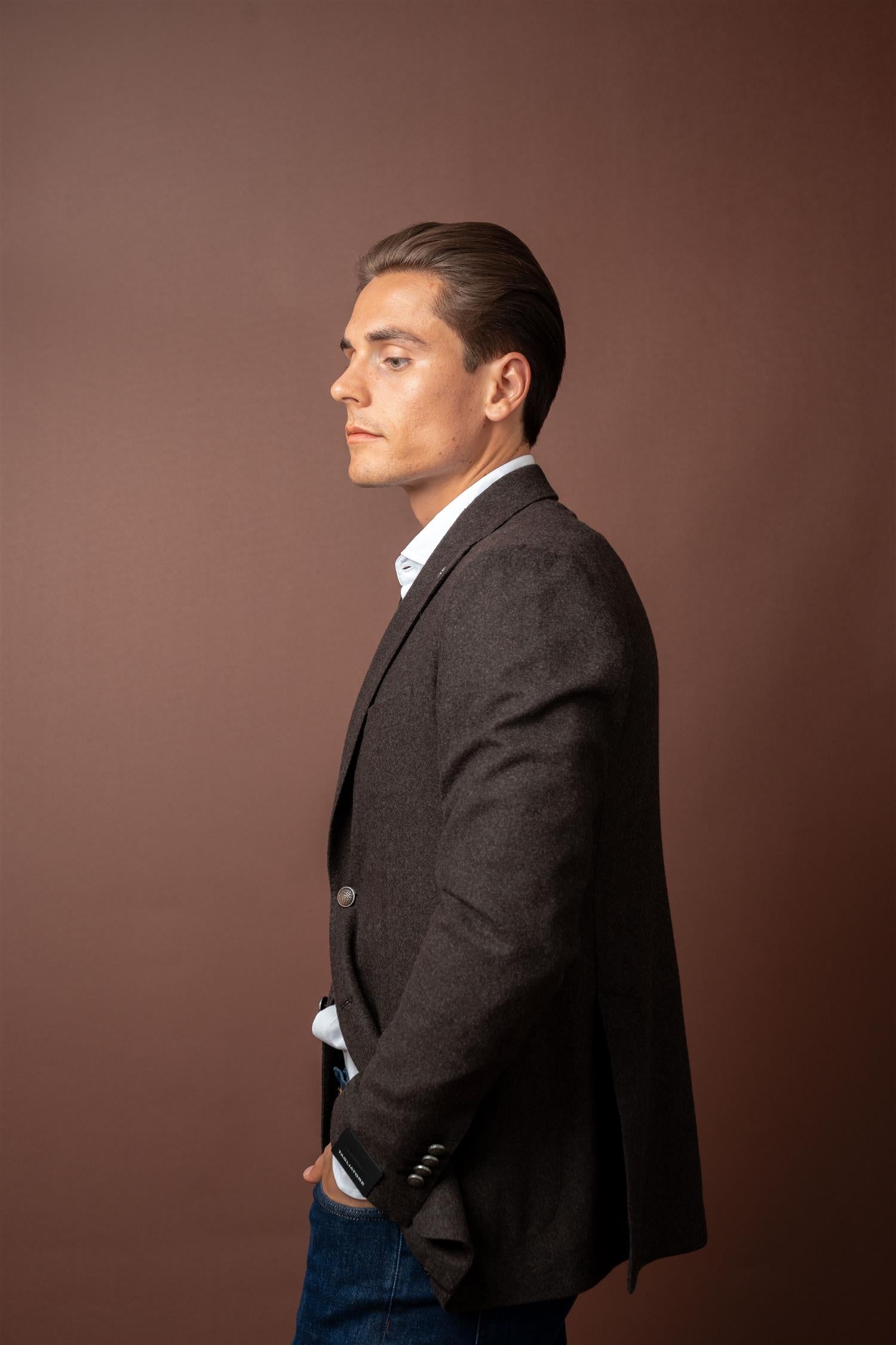 Blazer Cashmere Blend - Brown