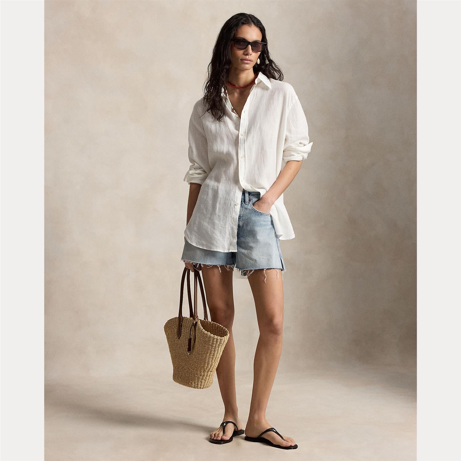 Cutoff Denim Short