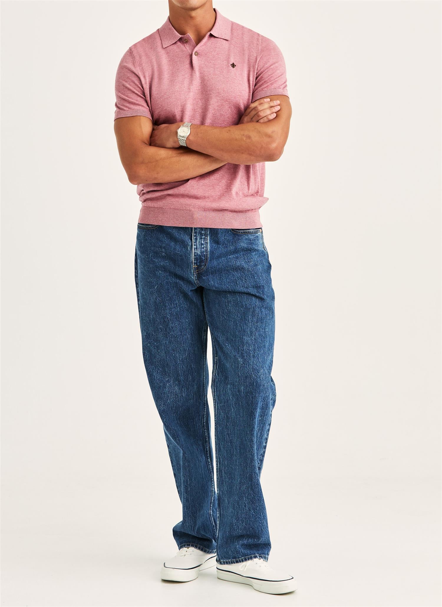 Riley SS Polo - Pink