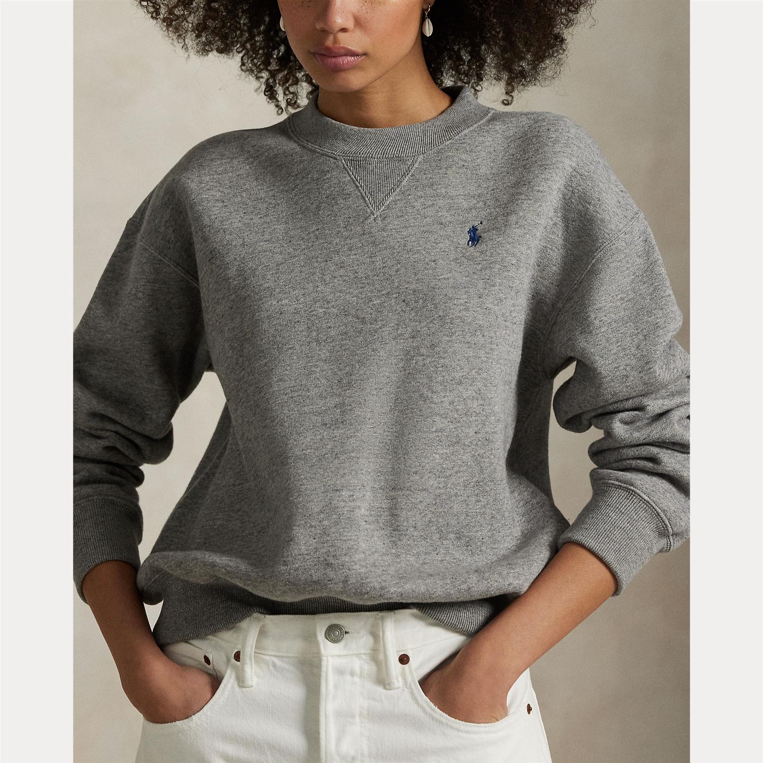 Fleece Crewneck Dark Vintage Heather