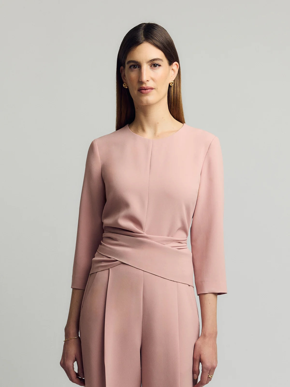 Kiana blouse Hazy Pink