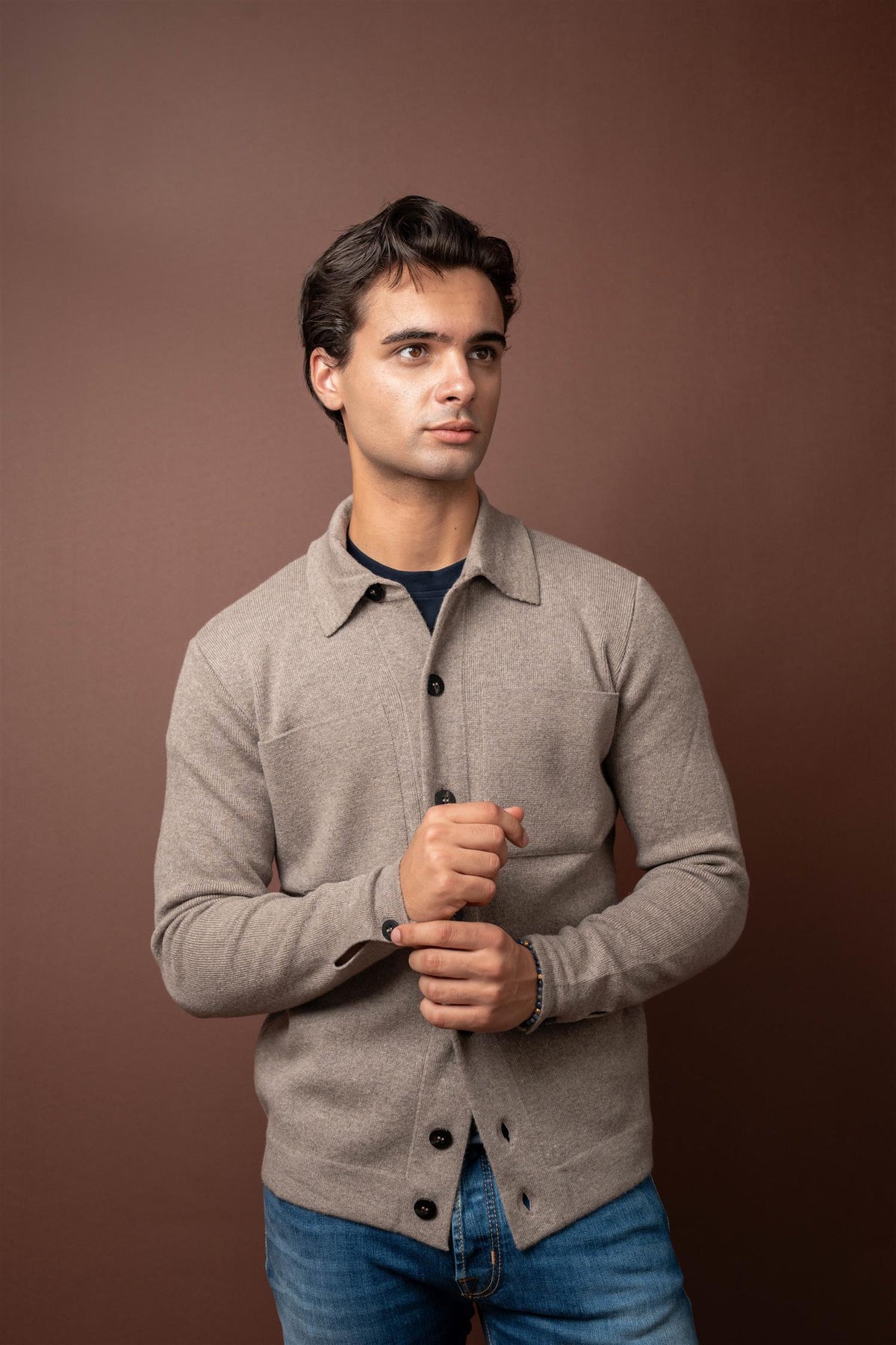 Cardigan - Taupe