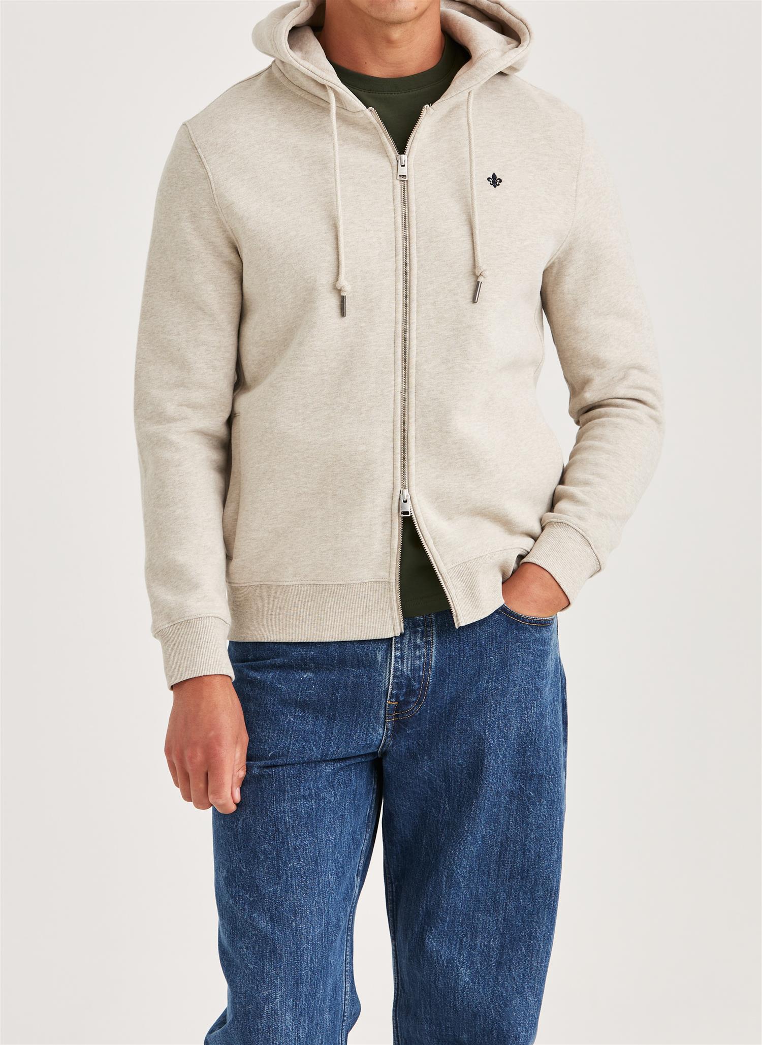 Brandon Lilly Zip Hood - Khaki