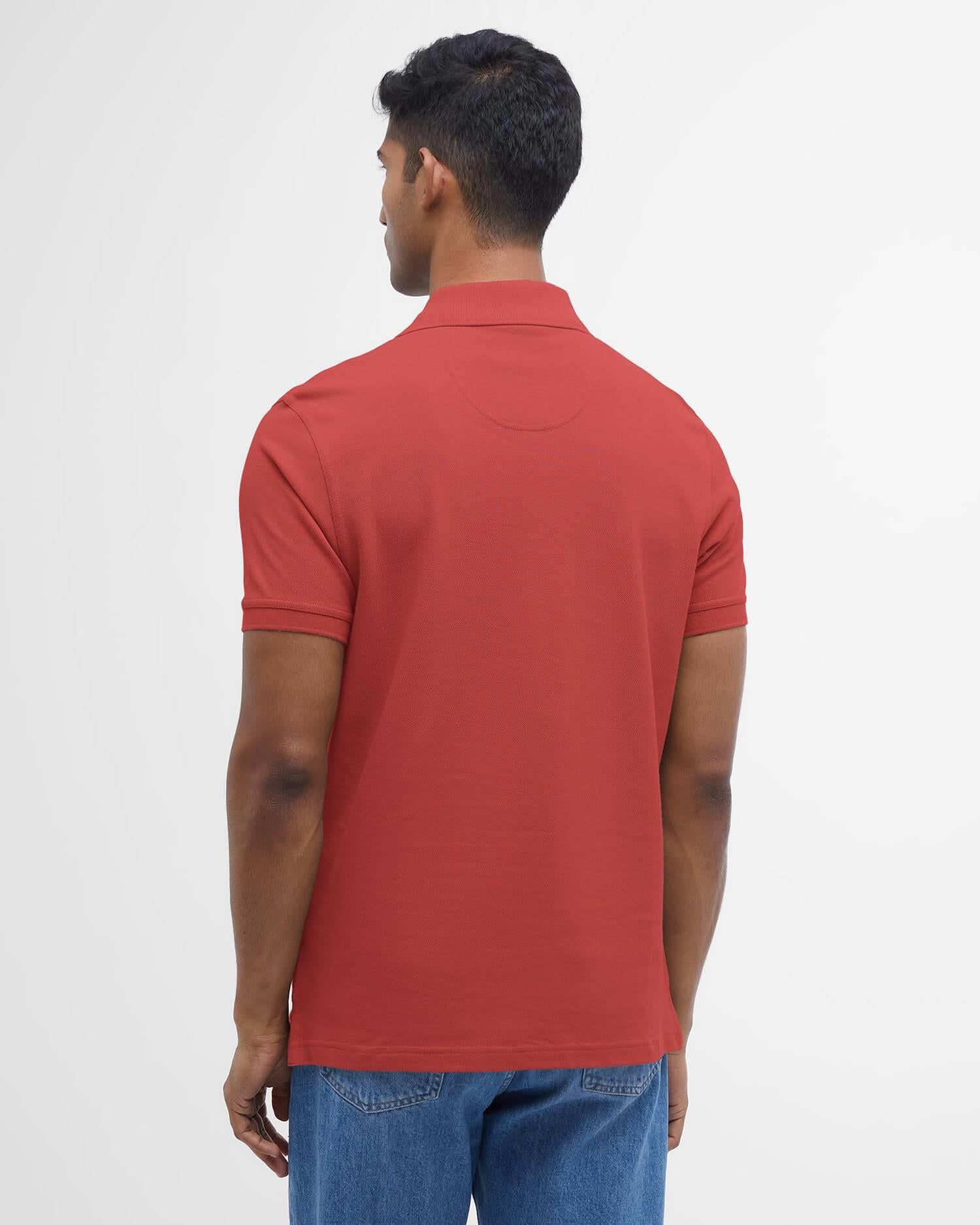 Pique Polo Shirt - Red