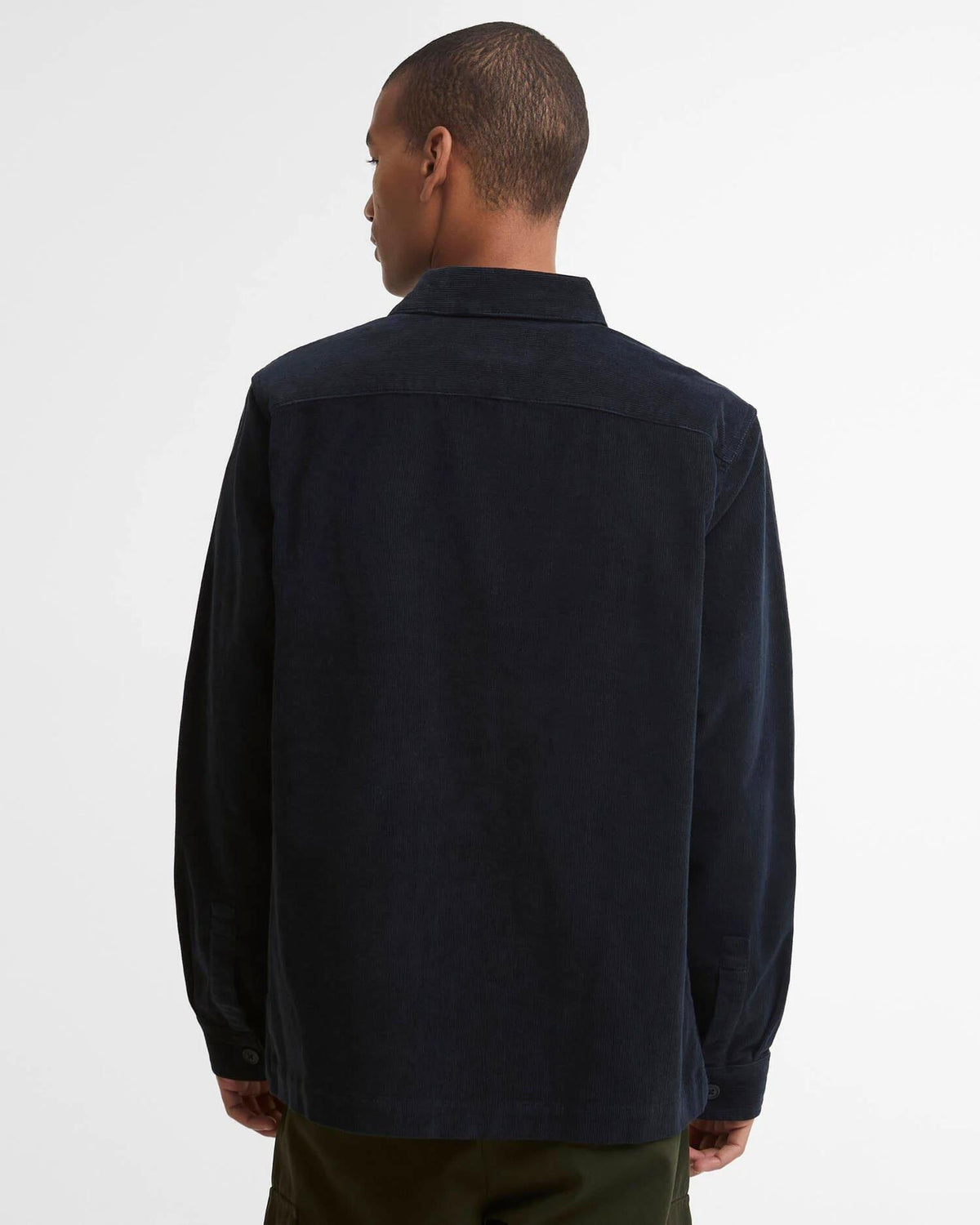 Tartar Trim Overshirt - Navy
