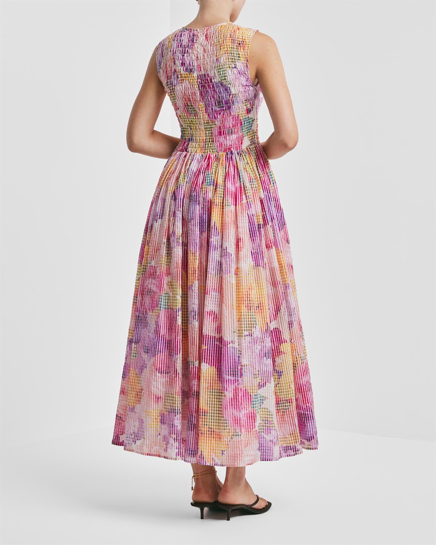 Checks Maxi Dress