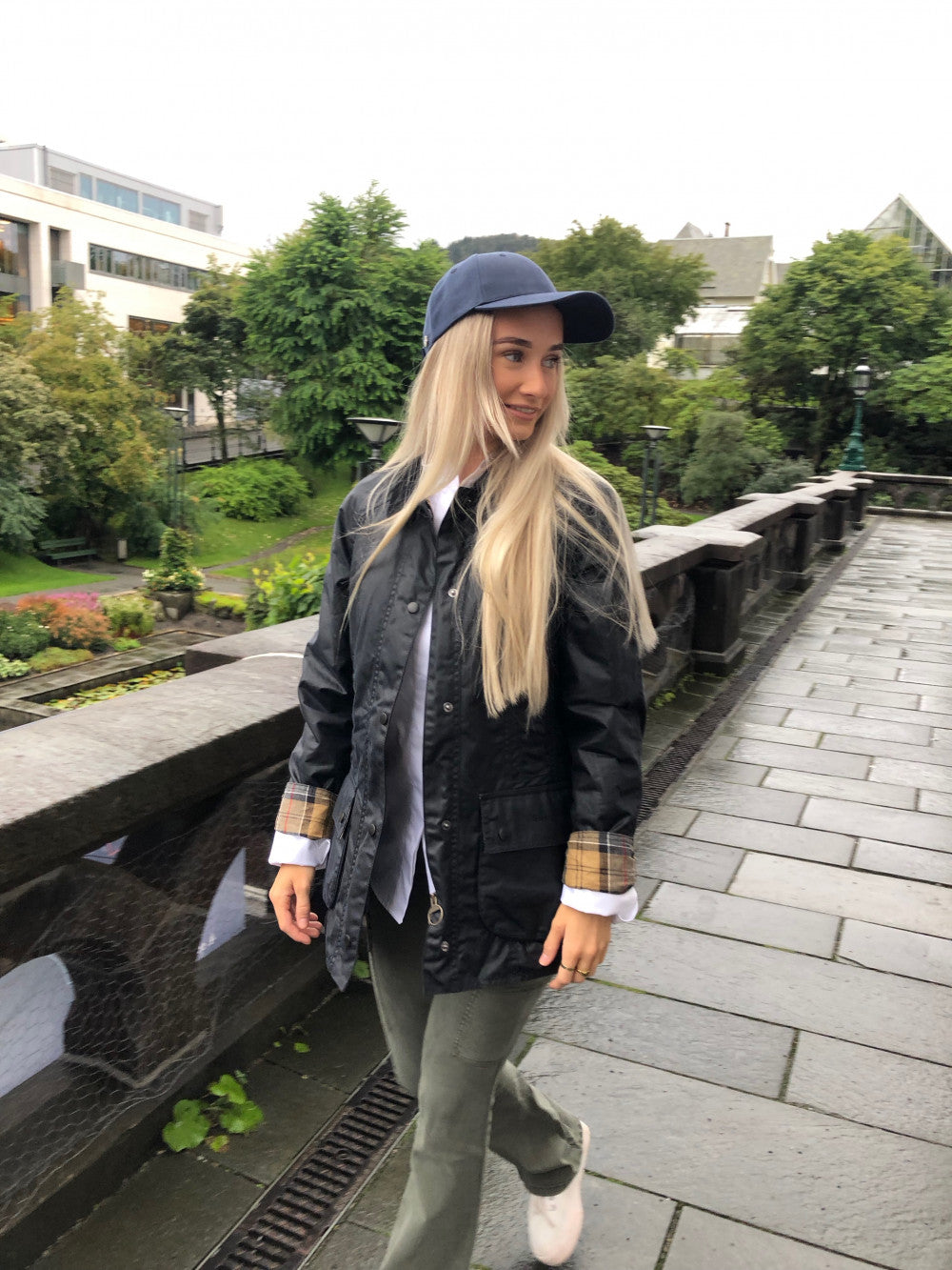 Beadnell Wax Jacket Navy