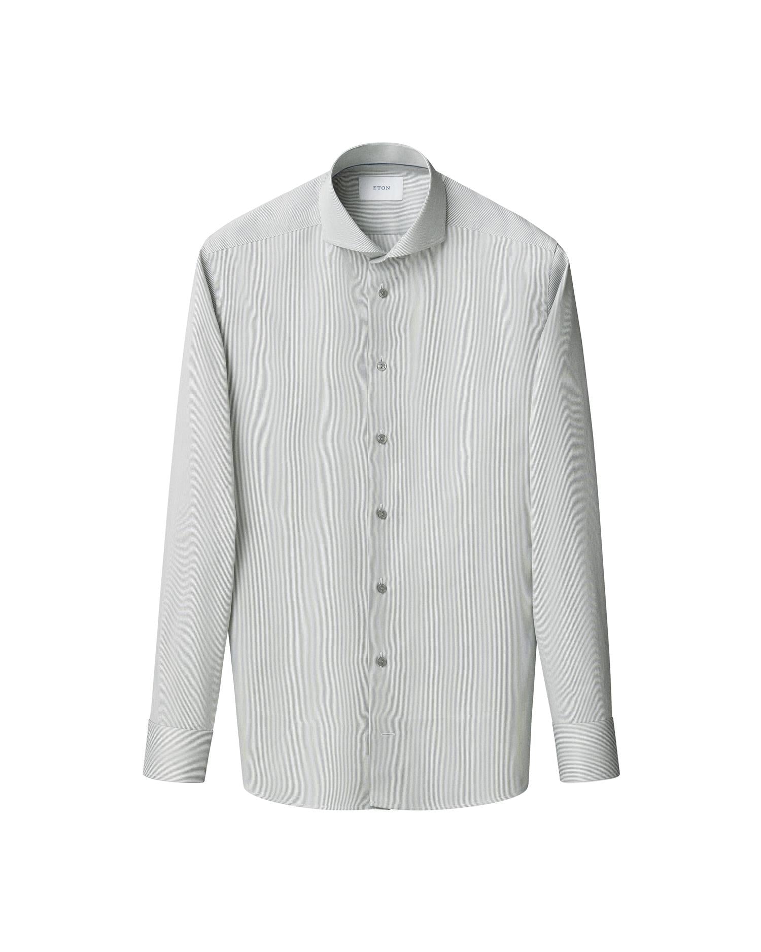 Striped Twill - Grey