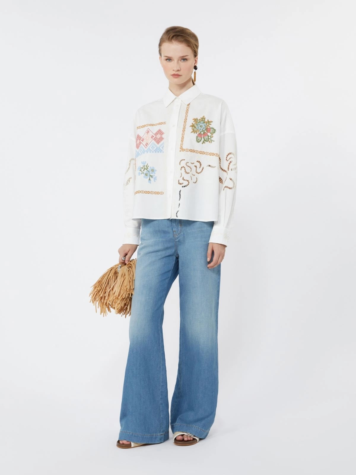 Latino Linen & Denim Jeans