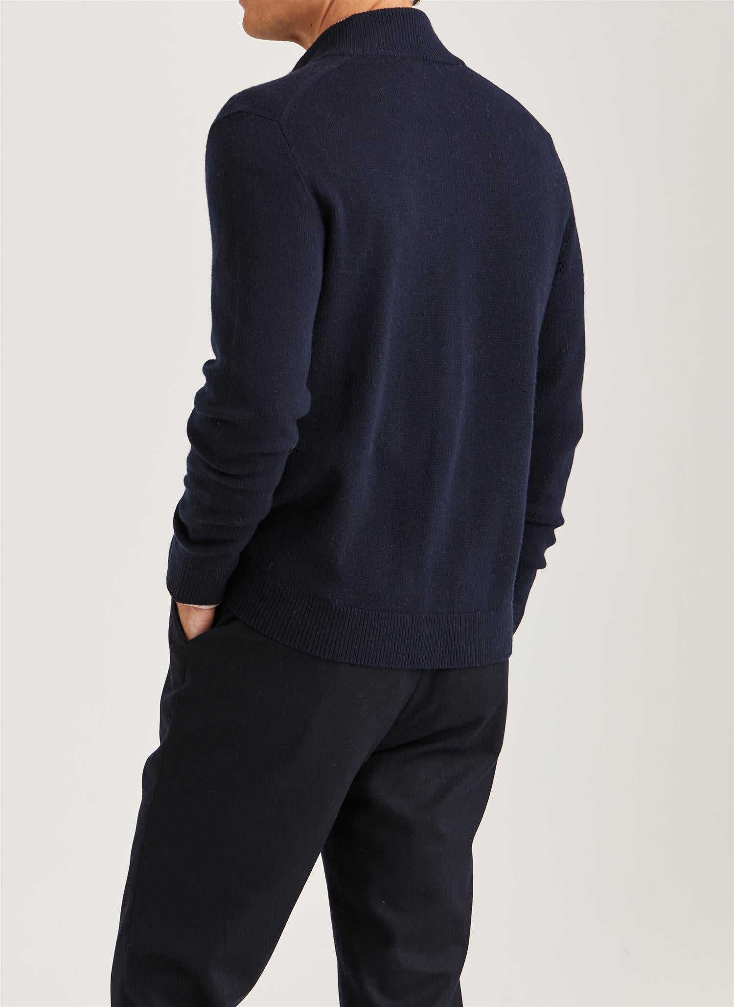 Hertford Button Cardigan - Navy