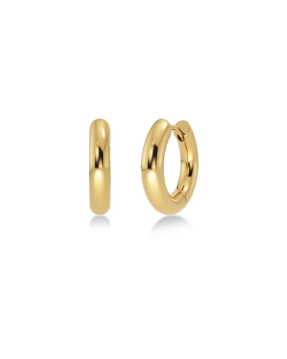 Chunky Hoops L Gold