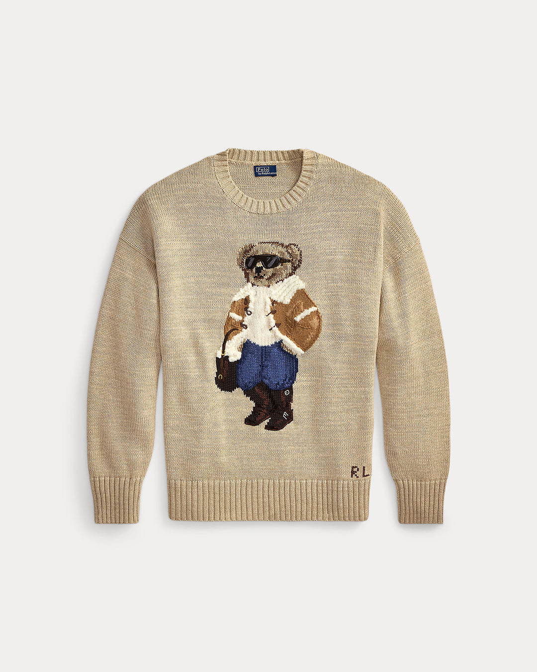 Winter Polo Bear Crewneck Sweater